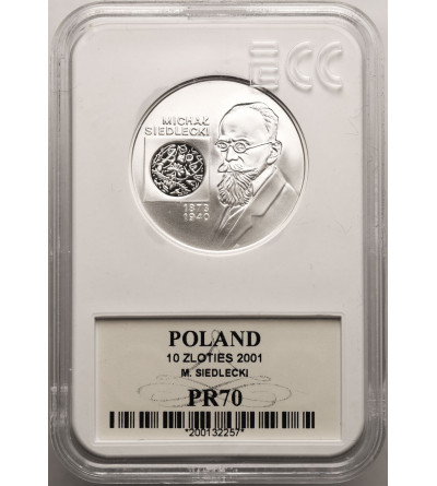 Polska. 10 złotych 2001, Michał Siedlecki - GCN ECC PR 70