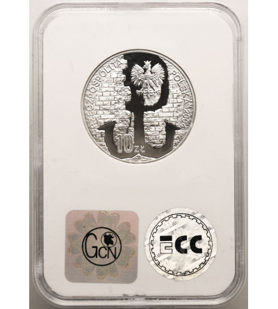 Poland. 10 Zlotych 2004, Warsaw Uprising 60th Anniversary - Proof GCN ECC PR 70