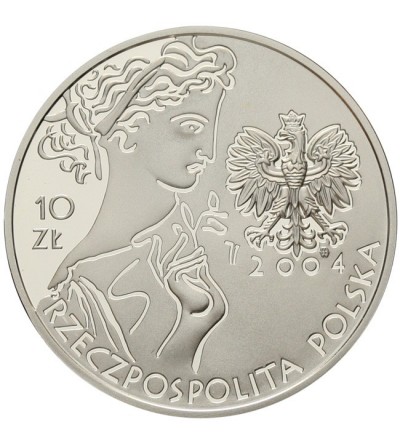 Polska. 10 złotych 2004, Ateny 2004 Letnie Igrzyska - GCN ECC PR 69