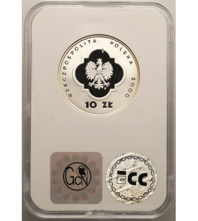 Poland. 10 Zlotych 2000, Great Jubilee of the Year 2000 - Proof GCN ECC PR 68