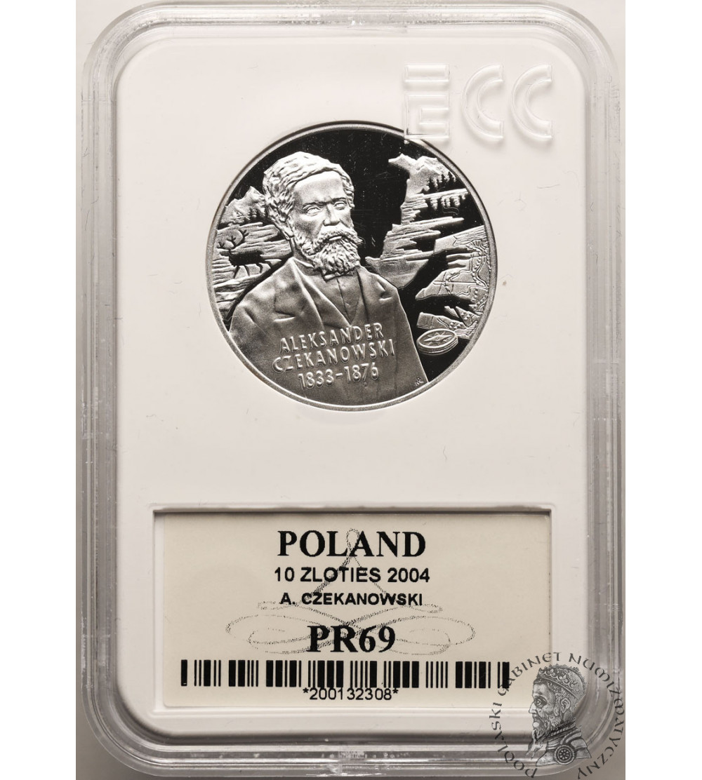 Polska. 10 złotych 2004, Aleksander Czekanowski - GCN ECC PR 69