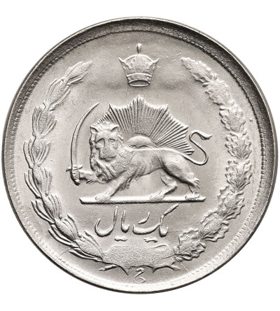 Iran, Muhammad Reza Pahlavi Shah SH 1320-1358 / 1941-1979 AD. 1 Rial, SH 1328 / 1949 AD