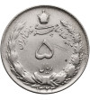 Iran, Muhammad Reza Pahlavi Shah SH 1320-1358 / 1941-1979 AD. 5 Rials, SH 1323 / 1944 AD