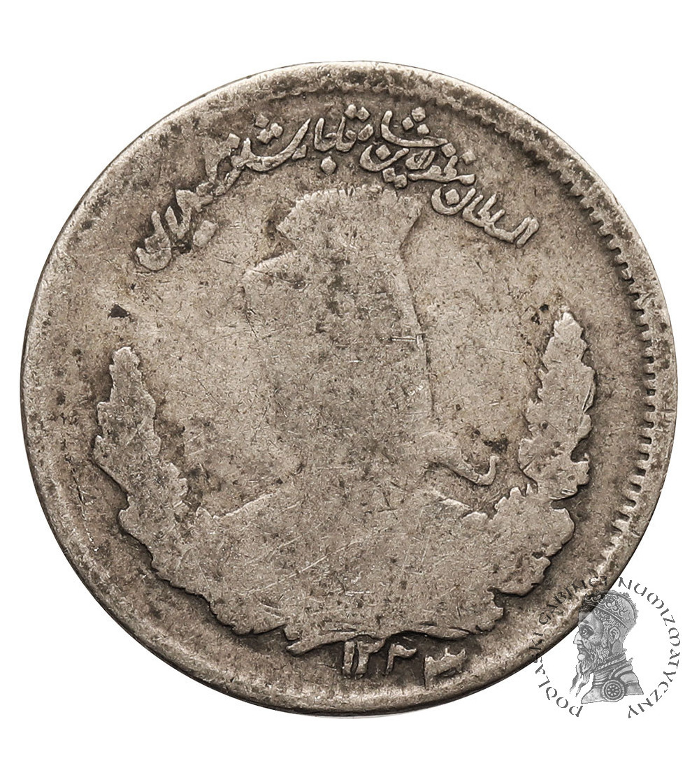 Iran. Muzaffar al-Din Shah, AH 1313-1324 / 1896-1907 AD. 500 Dinars (1/2 Kran - 10 Shahis) AH 1323 / 1905 AD