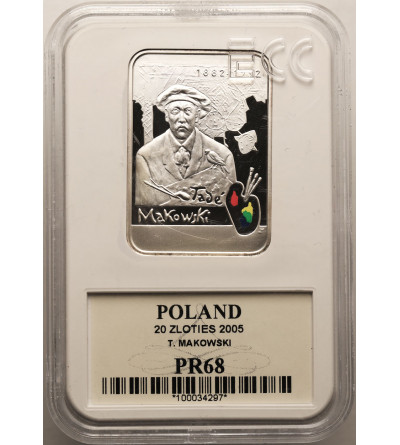 Polska. 20 złotych 2005, Tadeusz Makowski - GCN ECC PR 68