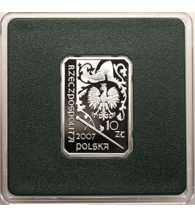Polska. 10 złotych 2007, Rycerz ciężkozbrojny XV w., Historia Kawalerii Polskiej