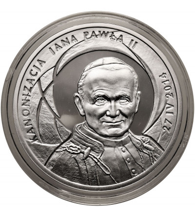 Poland. 10 Zlotych 2014, Canonization of John Paul II 27 IV 2014 - Proof