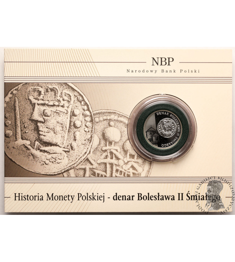 Poland. 5 Zlotych 2013, Denarius of Boleslaw II the Bold, History of Polish Coinage - Proof