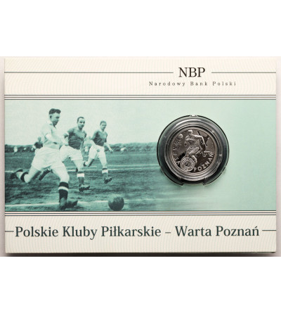 Poland. 5 Zlotych 2013, Warta Poznań - Polish Football Clubs - Proof