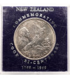 New Zealand. 1 Dollar 1969, 200th anniversary of James Cook's Voyage
