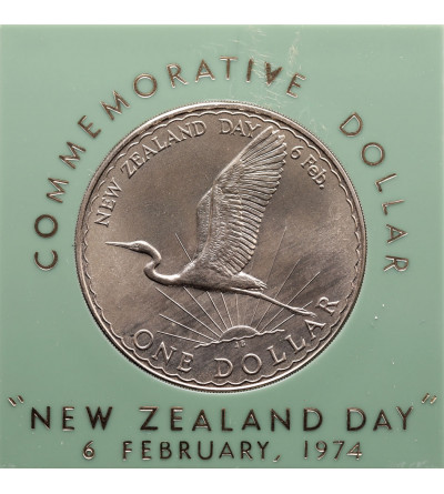 New Zealand. 1 Dollar 1974, New Zealand Day