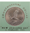 New Zealand. 1 Dollar 1974, New Zealand Day