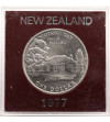 New Zealand. 1 Dollar 1977, Queen's Silver Jubilee & Waitangi Day