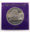New Zealand. 1 Dollar 1978, 25th Anniversary Coronation and Opening of Parliament Building