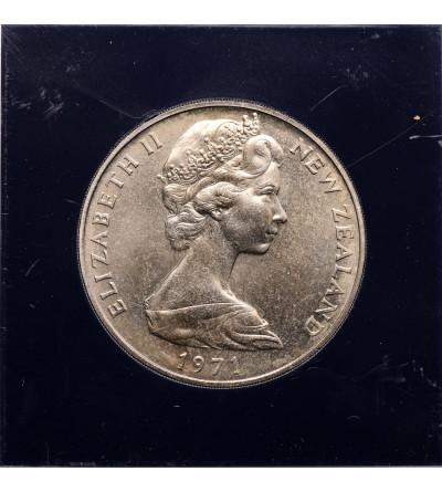 Nowa Zelandia. 1 dolar 1971, Wprowadzenie waluty dziesiętnej, Seria: Tarcza Herbowa