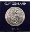 New Zealand. 1 Dollar 1972, Introduction of decimal currency, Series: Shield of Arms