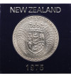 Nowa Zelandia. 1 dolar 1975, Wprowadzenie waluty dziesiętnej, Seria: Tarcza Herbowa