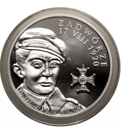 Poland. 20 Zlotych 2017, Polish Thermopylae - Zadwórze 17 VIII 1920, Konstanty Zarugiewicz - Proof