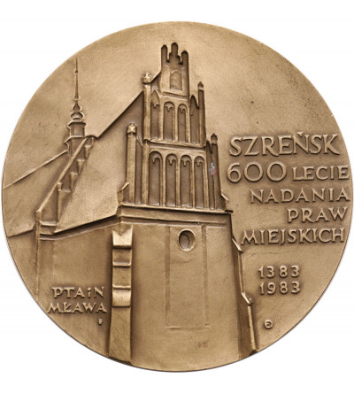 Polska, PRL (1952–1989), Szreńsk. Medal 1983, 600-lecie Szreńska