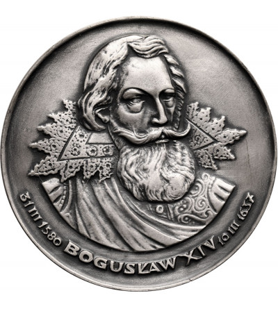Polska, PRL (1952–1989). Medal 1987, 350 rocznica wygaśnięcia dynastii Gryfitów, Bogusław XIV