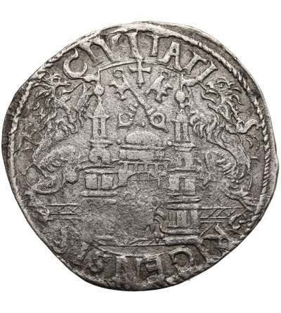 Riga Free City. 1/2 Mark 1565, Riga mint, Kopicki 8053, Haljak 878a, silver 30 mm, weigt 5,26 g., condition VF, grey patina