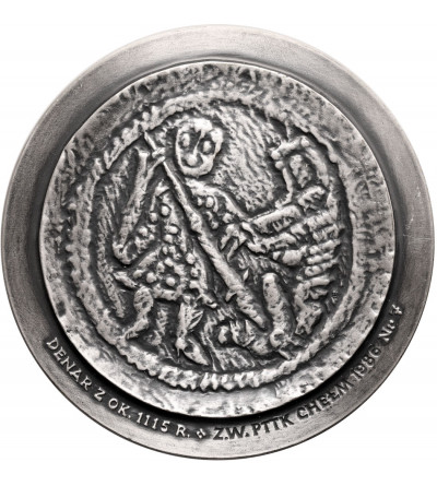 Poland, PRL (1952-1989), Chelm. Medal 1988, Boleslaw the Wrymouth 1102 - 1138