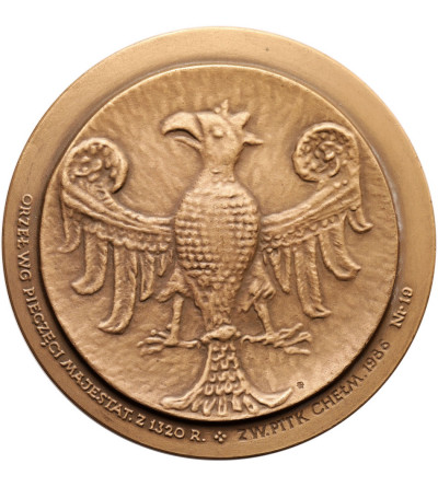 Polska, PRL (1952–1989), Chełm. Medal 1986, Władysław Łokietek 1306 - 1333