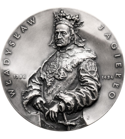 Polska. Medal 1995 z Serii Królewskiej Koszalińskiego Oddziału PTAiN - Władysław Jagiełło
