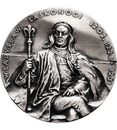 Polska. Medal 1990 z Serii Królewskiej Koszalińskiego Oddziału PTAiN - Władysław Laskonogi