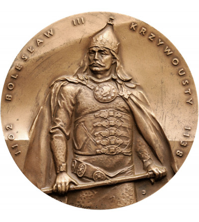 Polska, PRL (1952–1989), Koszalin. Medal 1988, Bolesław III Krzywousty 1102-1138