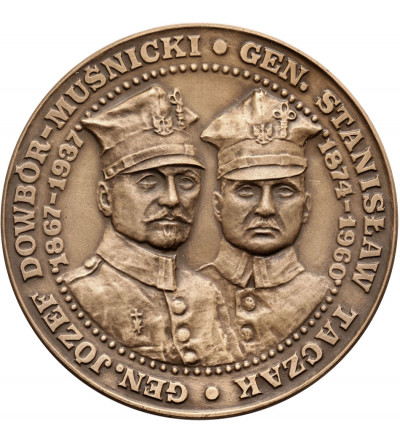 Poland, PRL (1952-1989). Medal 1988, Wielkopolskie Uprising, General J. Dowbór-Muśnicki, General S. Taczak