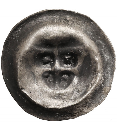 Teutonic Order / Deutscher Orden. Brakteat (Hohlpfennig), Teutonic shield with 4 balls in the middle, on the sides of the cross
