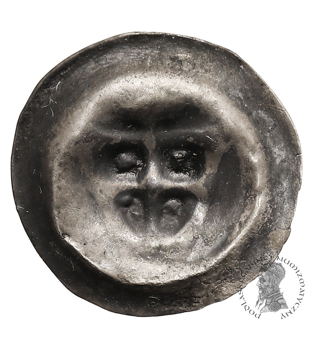 Teutonic Order / Deutscher Orden. Brakteat (Hohlpfennig), Teutonic shield with 4 balls in the middle, on the sides of the cross