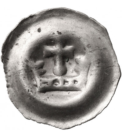 Teutonic Order / Deutscher Orden. Brakteat (Hohlpfennig), ca. 1287-1298, crown