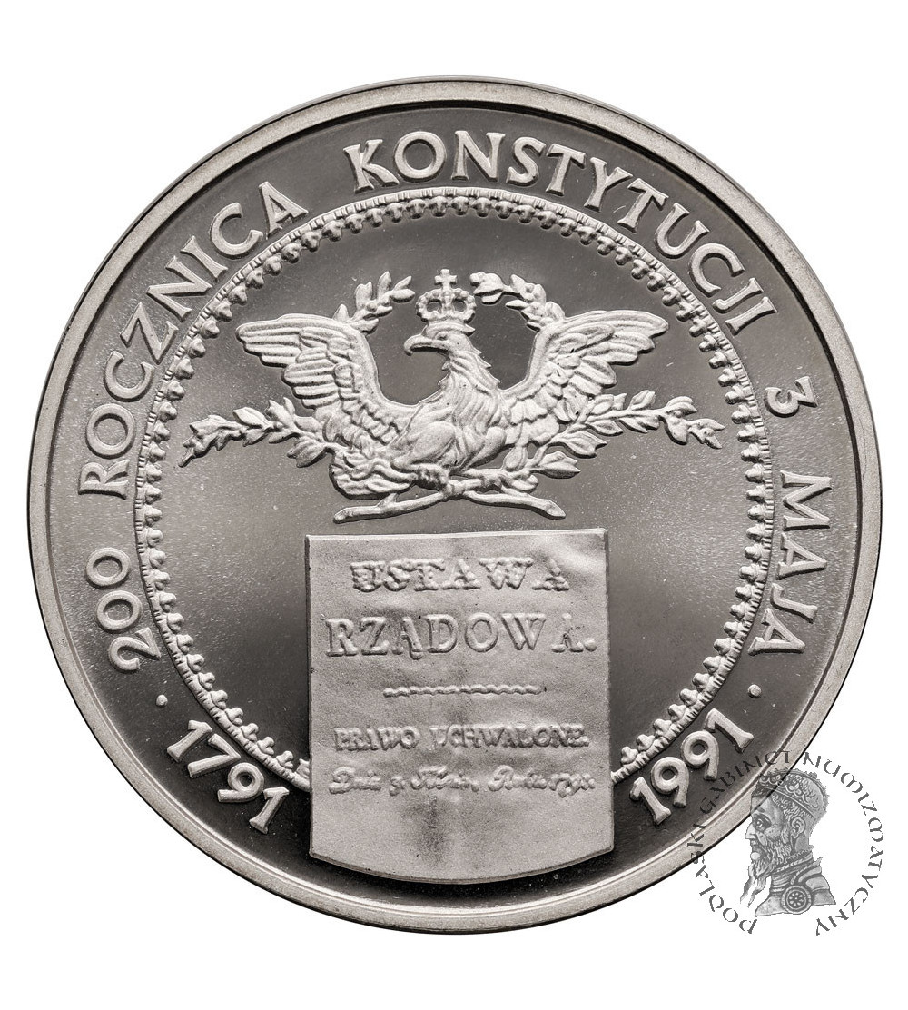 Poland. 200000 Zlotych 1991, 200th Anniversary of Polish Constitution - Silver Proof