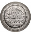 Poland. Replica of the denarius of Bolesław Krzywousty, "Three Princes Behind the Table" - Silver