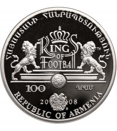 Armenia. 100 Dram 2008, Pelé, Series: Kings of Football