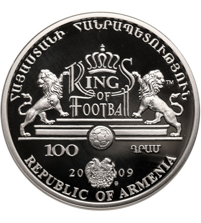 Armenia. 100 Dram 2009, Zbigniew Boniek, Series: Kings of Football