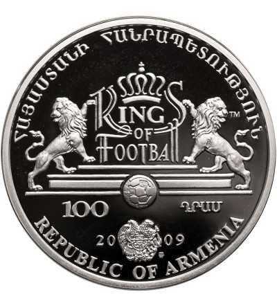 Armenia. 100 Dram 2009, Franz Beckenbauer, Series: Kings of Football