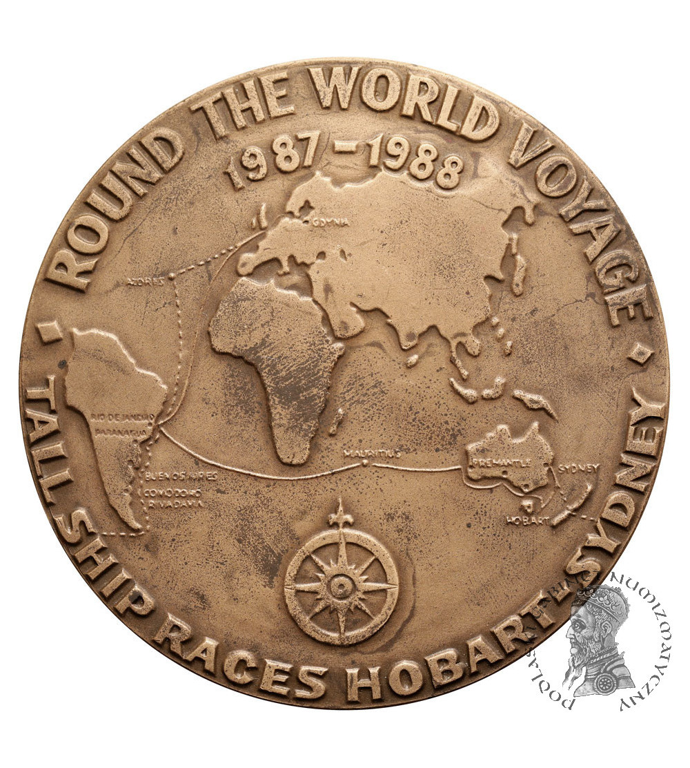 Polska, PRL (1952–1989). Medal 1988, rejs Daru Młodzieży dookoła świata i uroczystości obchodów 200-lecia Australii
