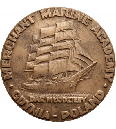 Poland, PRL (1952-1989). Medal 1988, voyage of Dar Młodzieży around the world, 200th anniversary of Australia