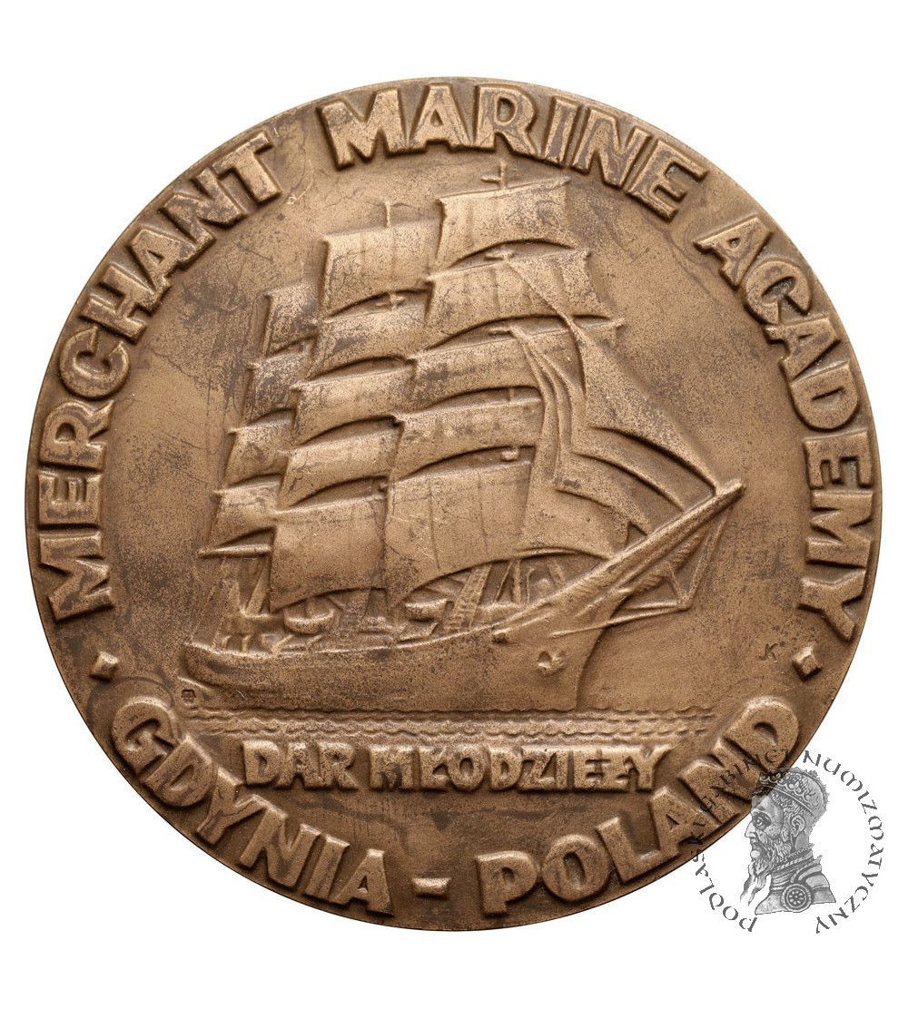 Poland, PRL (1952-1989). Medal 1988, voyage of Dar Młodzieży around the world, 200th anniversary of Australia