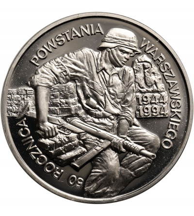 Poland. 100000 Zlotych 1994, 50th Anniversary of the Warsaw Uprising