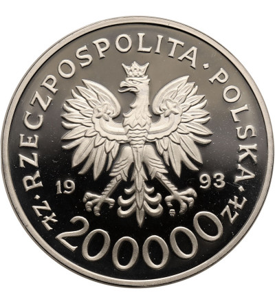 Polska. 200000 złotych 1993, 750 rocznica nadania praw miejskich Szczecinowi
