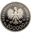 Poland. 200000 Zlotych 1993, 750 anniversary of granting city rights to Szczecin
