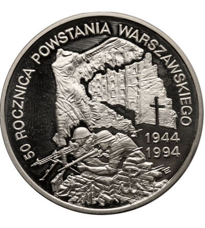 Poland. 300000 Zlotych 1994, 50th Anniversary - Warsaw Uprising, Silver Proof