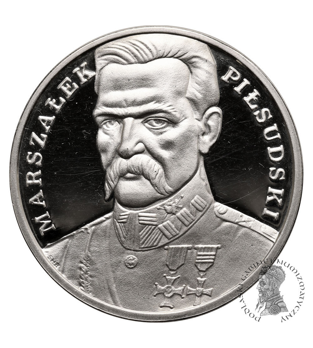 Polska. 100000 złotych 1990, Marszałek Józef Piłsudski