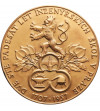 Czechosłowacja. Medal 1957, Czeski Uniwersytet Techniczny w Pradze 1707-1957, J. T. Fischer