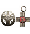 Poland. Cross + Badge Set Akcja Burza Armia Krajowa, (Operation Tempest Home Army)