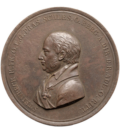 Silesia. Medal 1819, Johann Steinbeck, Upper Silesian miners and metallurgists, Loos